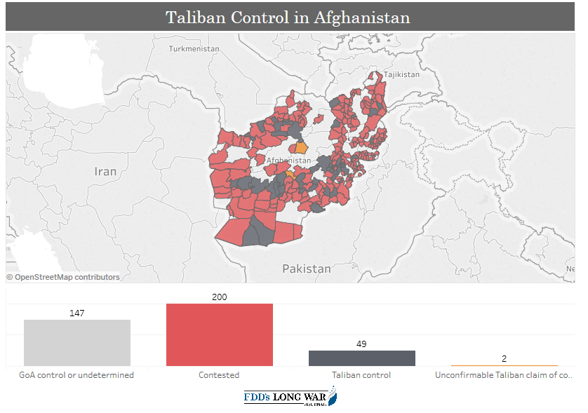 Vojenská situace v Afghánistánu se stále zhoršuje