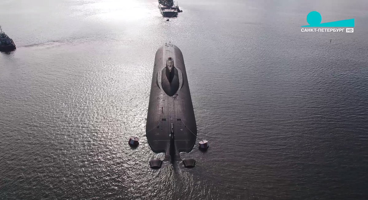 Zajímavé záběry nukleární ponorky Dmitrij Donský