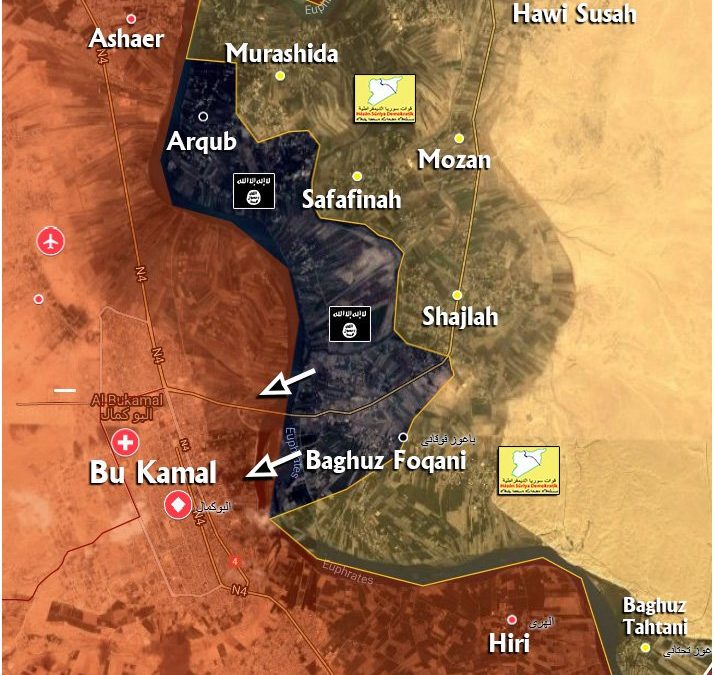 IS zahájil ofenzívu proti SAA s cílem probít se na západ.