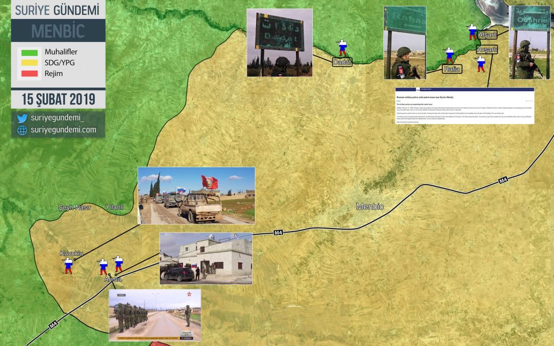 Ruské jednotky poprvé hlídkují v “turecké zóně” Manbij