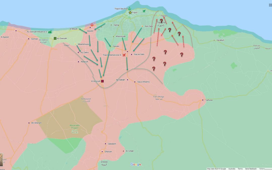 Jednotky LNA odraženy – aktuální situace v Tripolis
