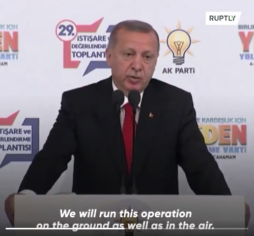Erdogan oznámil pozemní a letecký útok proti Kurdům v Sýrii