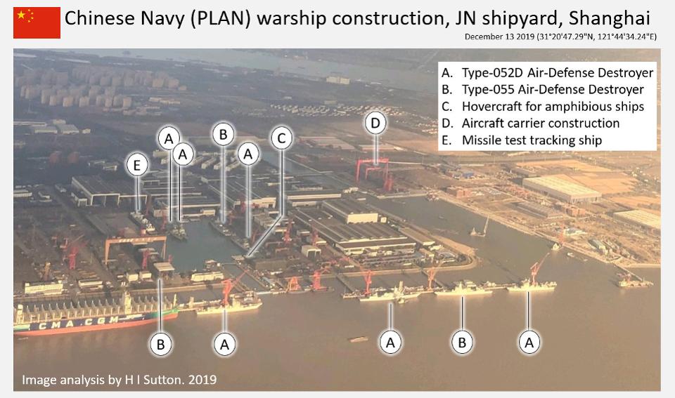 Čína staví neuvěřitelné množství vojenských plavidel