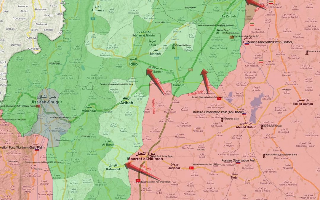 Vojenská situace v syrské provincii Idlíb