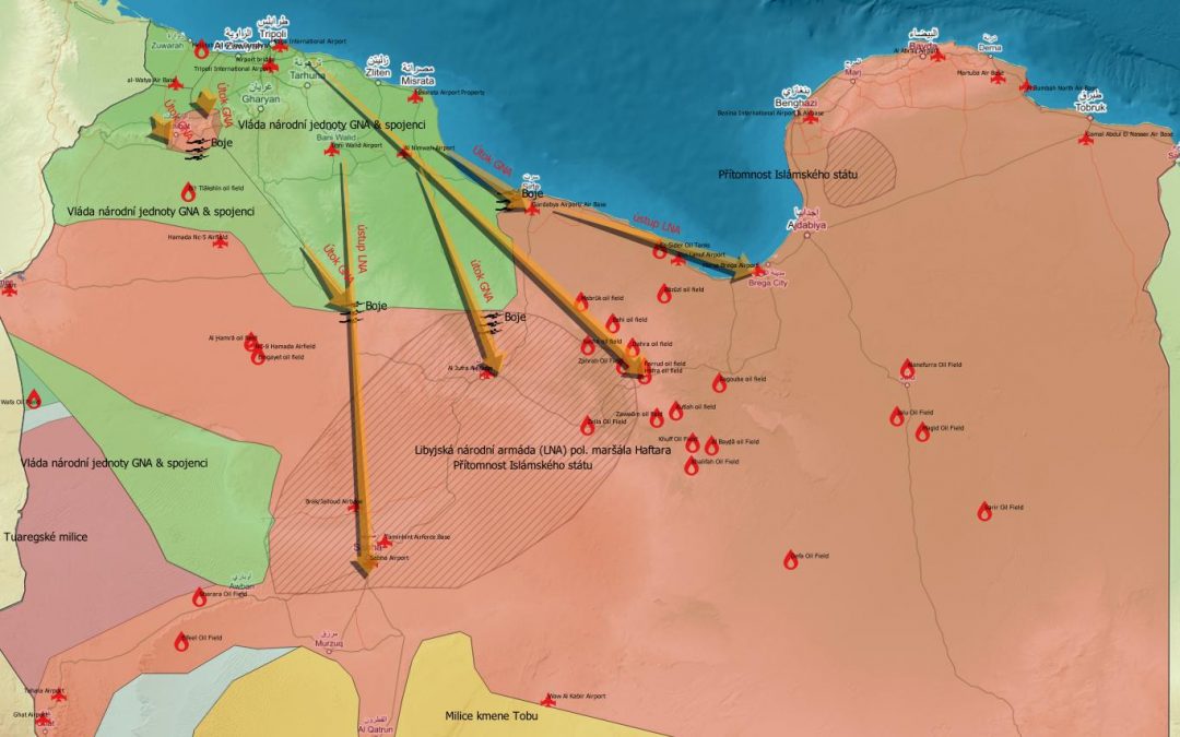 Vojenská situace v Libyi po odmítnutí příměří