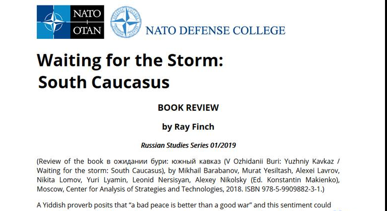 Ředitel institutu CAST o předpovídání konfliktů na jižním Kavkaze