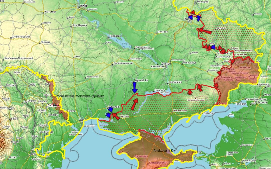 Vojenská situace na Ukrajině k 18.5.